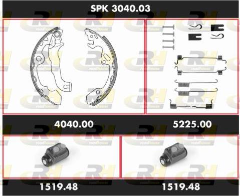 Roadhouse SPK 3040.03 - Əyləc Başlığı Dəsti furqanavto.az