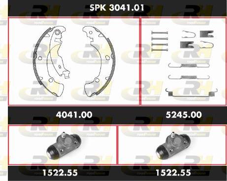 Roadhouse SPK 3041.01 - Əyləc Başlığı Dəsti furqanavto.az