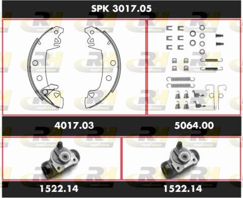 Roadhouse SPK 3017.05 - Əyləc Başlığı Dəsti furqanavto.az