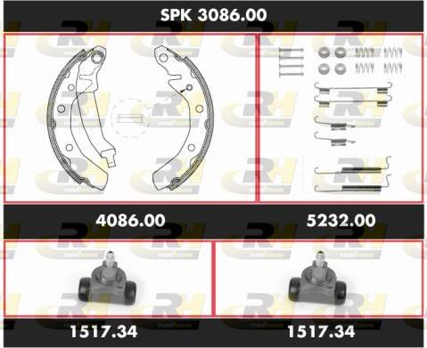 Roadhouse SPK 3086.00 - Əyləc Başlığı Dəsti furqanavto.az