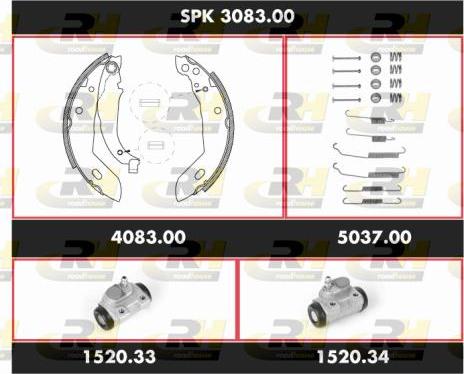 Roadhouse SPK 3083.00 - Əyləc Başlığı Dəsti furqanavto.az