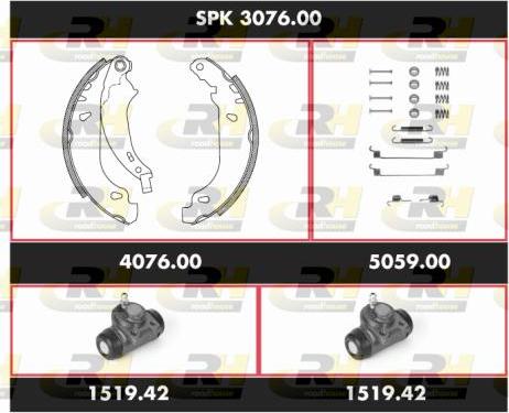 Roadhouse SPK 3076.00 - Əyləc Başlığı Dəsti furqanavto.az