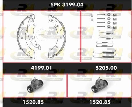 Roadhouse SPK 3199.04 - Əyləc Başlığı Dəsti furqanavto.az