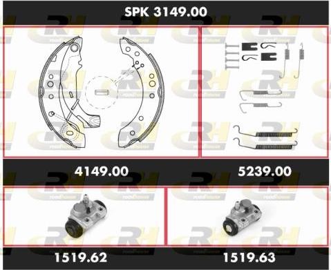 Roadhouse SPK 3149.00 - Əyləc Başlığı Dəsti furqanavto.az