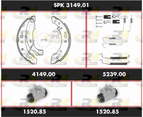 Roadhouse SPK 3149.01 - Əyləc Başlığı Dəsti furqanavto.az