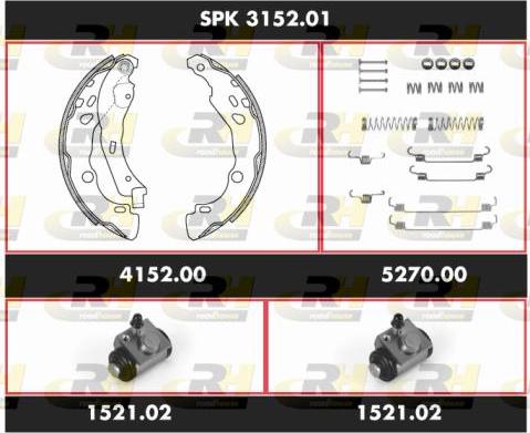 Roadhouse SPK 3152.01 - Əyləc Başlığı Dəsti furqanavto.az