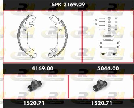 Roadhouse SPK 3169.09 - Əyləc Başlığı Dəsti furqanavto.az