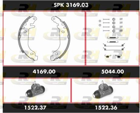 Roadhouse SPK 3169.03 - Əyləc Başlığı Dəsti furqanavto.az