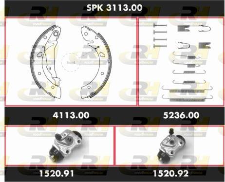 Roadhouse SPK 3113.00 - Əyləc Başlığı Dəsti furqanavto.az