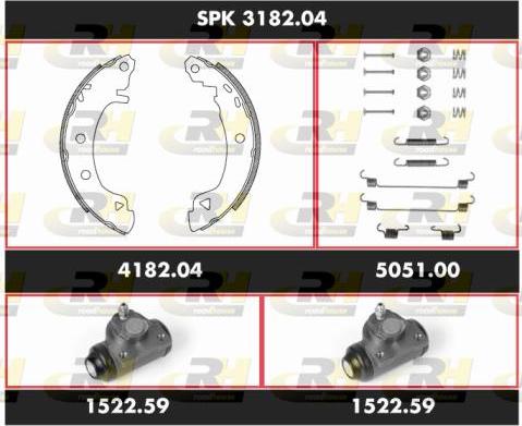 Roadhouse SPK 3182.04 - Əyləc Başlığı Dəsti furqanavto.az