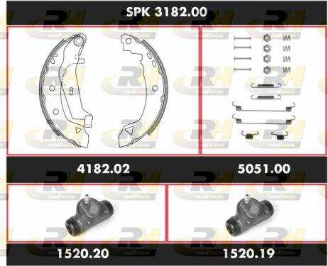 Roadhouse SPK 3182.00 - Əyləc Başlığı Dəsti furqanavto.az