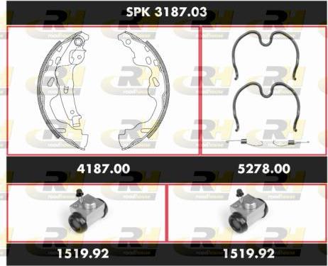 Roadhouse SPK 3187.03 - Əyləc Başlığı Dəsti furqanavto.az