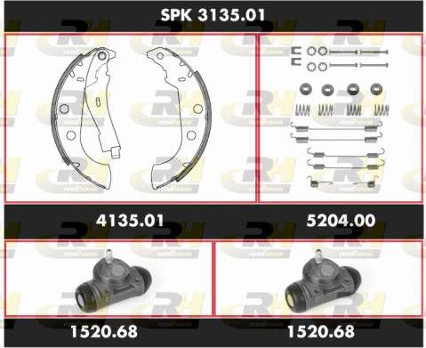 Roadhouse SPK 3135.01 - Əyləc Başlığı Dəsti furqanavto.az