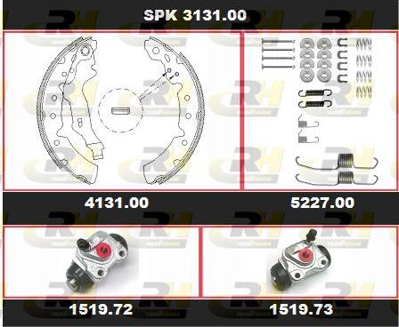 Roadhouse SPK 3131.00 - Əyləc Başlığı Dəsti furqanavto.az