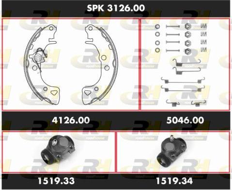 Roadhouse SPK 3126.00 - Əyləc Başlığı Dəsti furqanavto.az