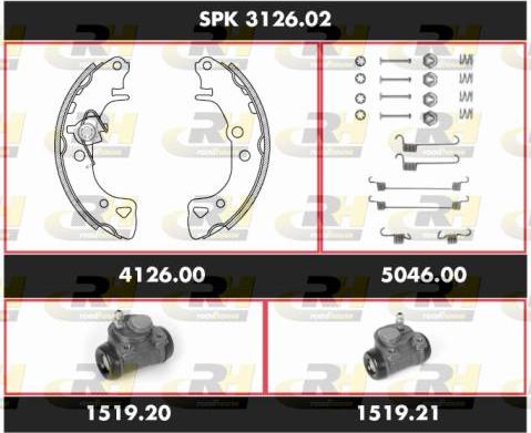 Roadhouse SPK 3126.02 - Əyləc Başlığı Dəsti furqanavto.az