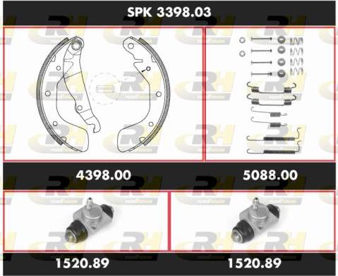 Roadhouse SPK 3398.03 - Əyləc Başlığı Dəsti furqanavto.az