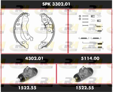 Roadhouse SPK 3302.01 - Əyləc Başlığı Dəsti furqanavto.az