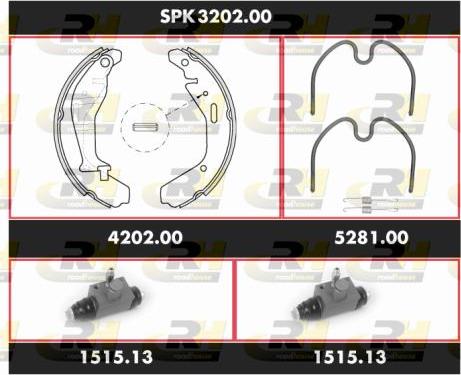 Roadhouse SPK 3202.00 - Əyləc Başlığı Dəsti furqanavto.az