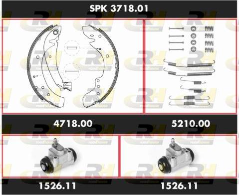 Roadhouse SPK 3718.01 - Əyləc Başlığı Dəsti furqanavto.az