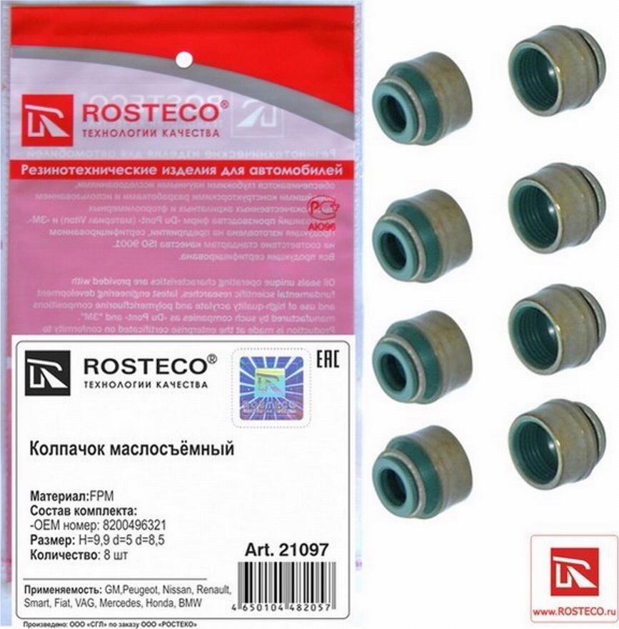Rosteco 21097 - Mühür halqası, klapan sapı furqanavto.az