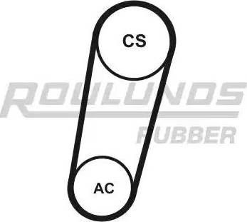 Roulunds Rubber 5K0705T1 - V-yivli kəmər dəsti furqanavto.az