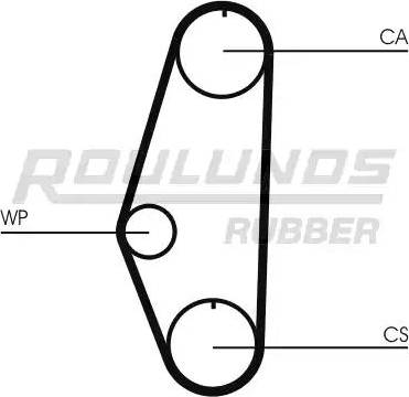 Roulunds Rubber RR1021 - Vaxt kəməri furqanavto.az