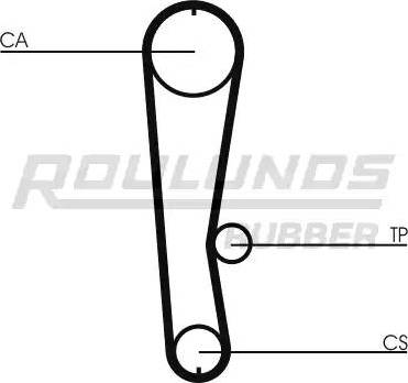 Roulunds Rubber RR1337 - Vaxt kəməri www.furqanavto.az