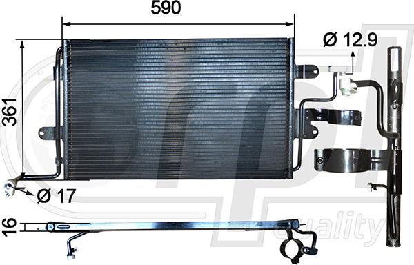 RPLQuality APCDAU5001 - Kondenser, kondisioner furqanavto.az