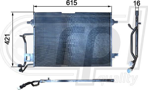 RPLQuality APCDAU5003 - Kondenser, kondisioner furqanavto.az