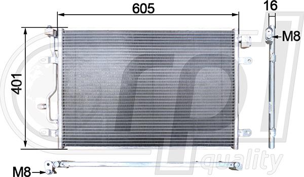 RPLQuality APCDAU5018 - Kondenser, kondisioner furqanavto.az