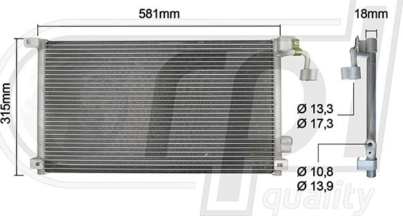 RPLQuality APCDCI5014 - Kondenser, kondisioner furqanavto.az