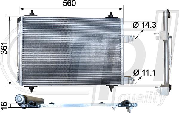 RPLQuality APCDCI5036 - Kondenser, kondisioner furqanavto.az