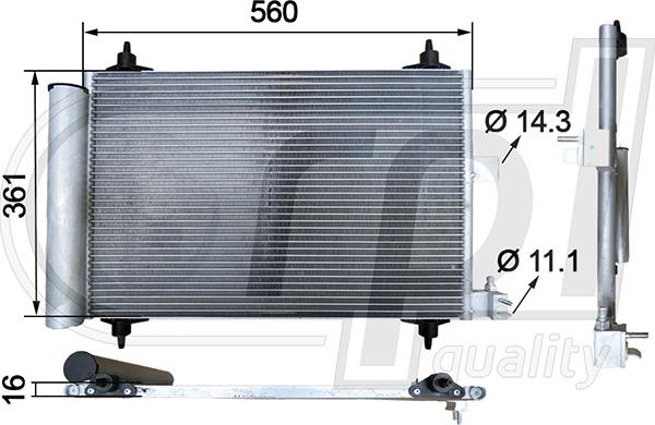 RPLQuality APCDCI5024 - Kondenser, kondisioner furqanavto.az