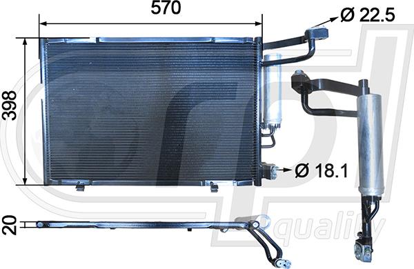 RPLQuality APCDFD5061 - Kondenser, kondisioner furqanavto.az