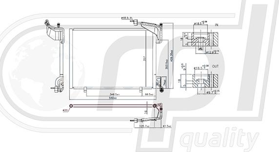 RPLQuality APCDFD5068 - Kondenser, kondisioner furqanavto.az