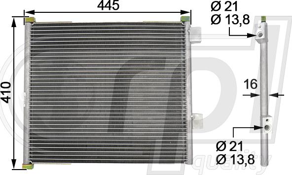 RPLQuality APCDFD5014 - Kondenser, kondisioner furqanavto.az