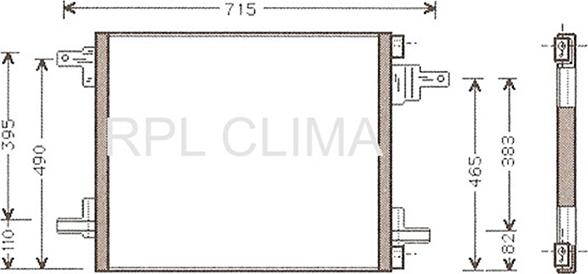 RPLQuality APCDMB0059 - Kondenser, kondisioner furqanavto.az