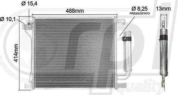 RPLQuality APCDNI5060 - Kondenser, kondisioner furqanavto.az