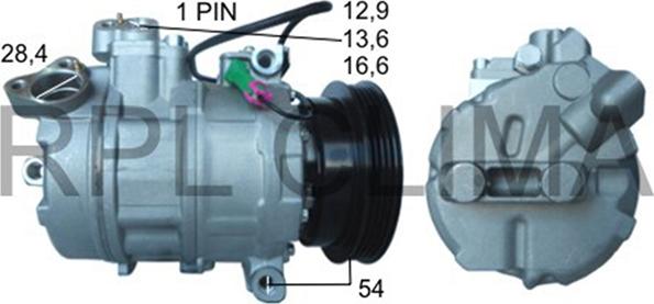 RPLQuality APCOAU5011 - Kompressor, kondisioner furqanavto.az