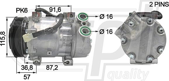 RPLQuality APCOCI5022 - Kompressor, kondisioner furqanavto.az