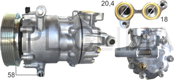 RPLQuality APCOFD5058 - Kompressor, kondisioner furqanavto.az