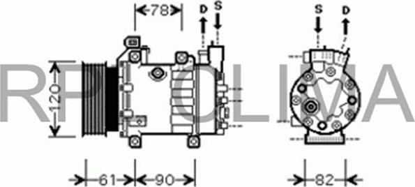 RPLQuality APCOFD0051 - Kompressor, kondisioner furqanavto.az