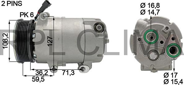 RPLQuality APCOFD0036 - Kompressor, kondisioner furqanavto.az