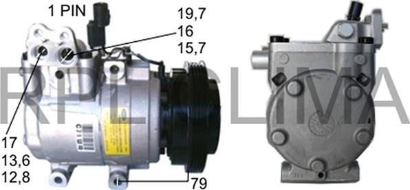 RPLQuality APCOHY5010 - Kompressor, kondisioner furqanavto.az