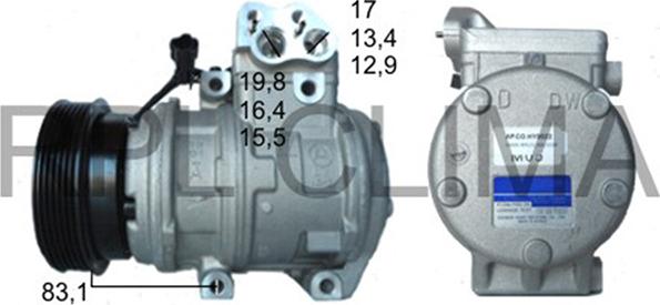 RPLQuality APCOHY5022 - Kompressor, kondisioner furqanavto.az