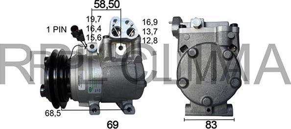 RPLQuality APCOHY0065 - Kompressor, kondisioner furqanavto.az