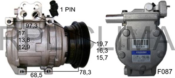 RPLQuality APCOHY0012 - Kompressor, kondisioner furqanavto.az