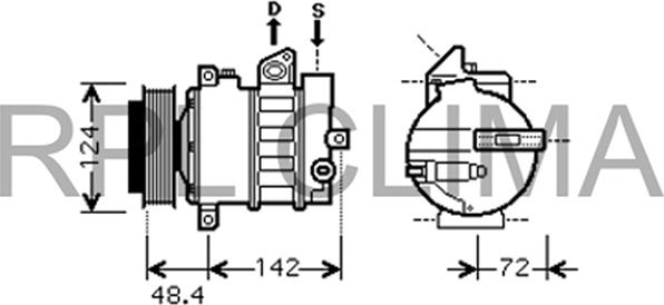 RPLQuality APCOMB0053 - Kompressor, kondisioner furqanavto.az