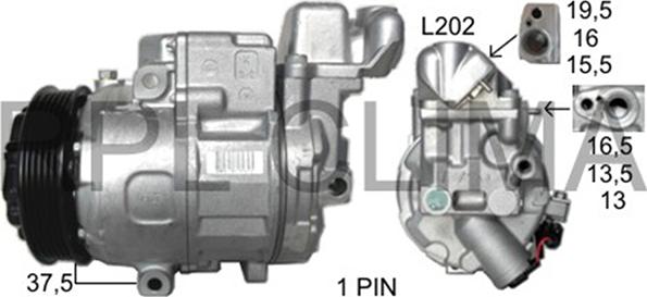 RPLQuality APCOMB0015 - Kompressor, kondisioner furqanavto.az